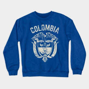 Colombia Libertad Y Orden - Grunge Design Crewneck Sweatshirt